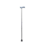 Canne T Aluminium noir gris bronze