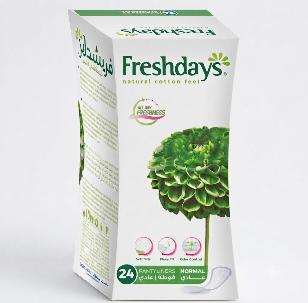 Protège-slips Freshdays Normal – Boîte de 24 FRESHDAYS PROTEGE SLIP NORMAL 24PCS – Image 1